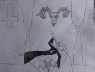 artist:Preston_Gravey character:Katia_Managan monochrome organized_religion sketch
