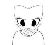 animation character:Katia_Managan monochrome telekinesis