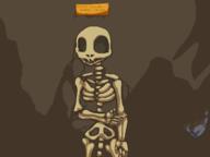 artist:Furrymoan character:Katia_Managan death fansnark skeletons text
