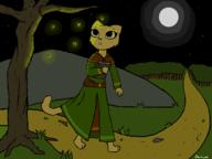 Gold_Road Katia's_wizard_robe artist:damrok4321 character:Katia_Managan masser night quest_book wilderness