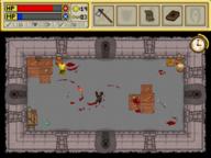 Ayleid_ruins blood books character:Katia_Managan inventory machete pixel_art potions prequel_game scrolls