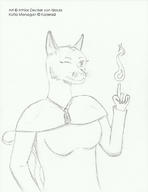 Katia's_wizard_robe artist:Athios_von_Krauss character:Katia_Managan magic_fire monochrome sketch