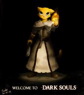 Dark_Souls artist:Suule character:Katia_Managan crossover magic_fire