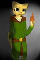 Katia's_wizard_robe artist:Ladas2 character:Katia_Managan chiaroscuro fireball magic magic_fire