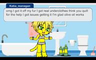 actual_underwear bath character:Katia_Managan green_eyes happy text