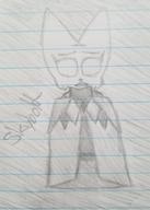 Cloak_of_Gray_Tomorrow artist:Skybolt06 blind_eyes character:Katia_Managan lined_paper_club pencil_drawing photo