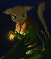 Katia's_wizard_robe artist:Qborg character:Gharug_gro-Upp character:Katia_Managan magic_fire revenge