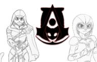 Assassin's_Creed Blade Cosplay Crossover_Collab artist:Nicros_Man character:Katia_Managan crossover iconography looking_badass