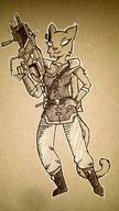 artist:Prophet_Lord character:Katia_Managan crossover firearms ink wallpaper