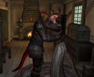 TES_Oblivion anvil argonian armor character:Quill-Weave character:your_weird_OC mod romance screenshot