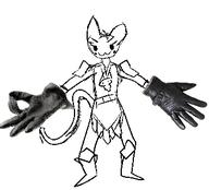 Kvatch_arena_armor animation character:Katia_Managan inconsistent_rendering monochrome sketch