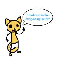 Advice_Khajiit artist:Squiggles rainbows text