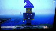 Minecraft character:Katia_Managan crossover magic_wand rain wizard_hat
