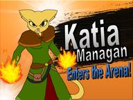 Katia's_wizard_robe Super_Smash_Bros. artist:Nicros_Man character:Katia_Managan looking_badass magic_fire text