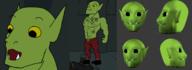 3D character:Gharug_gro-Upp knock_off