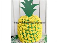 birthday cake pineapple text