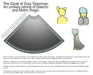 Cloak_of_Gray_Tomorrow_(contest_entry) Daedric_text artist:AMKitsune character:Katia_Managan clothing_design