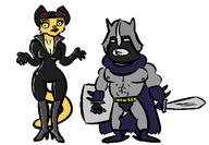 Catwoman Cosplay Safety_hat artist:Mediocre_Scrublord batman character:ASOTIL character:Katia_Managan crossover