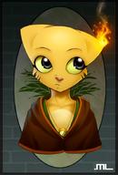 Katia's_wizard_robe amulet_of_silence artist:MLeth character:Katia_Managan magic_fire self_inflicted_burns