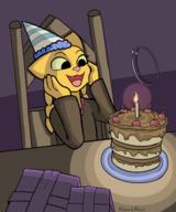 adorable birthday braids cake character:Little_Katia fire happy