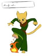 Katia's_wizard_robe cat_puns character:Katia_Managan commands fire khajiit_racism text