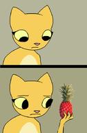 artist:Kazerad artist:MikeyTheFox character:Katia_Managan comic inconsistent_rendering knock_off pineapple very_casually_underdressed