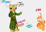 Katia's_wizard_robe artist:Homelessdude character:Katia_Managan erect_tail magic magic_fire text tutorial