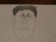 angry artist:BlakeWolf5113 character:Kazerad monochrome photo portrait sketch