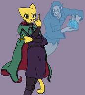 Cloak_of_Gray_Tomorrow JoJo's_Bizarre_Adventure Katia's_Thief_Tunic character:Aggy character:Katia_Managan magic meme rude