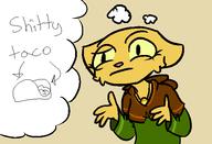 Katia's_wizard_robe amulet_of_silence artist:Smash_Cooper character:Katia_Managan ear-tilt food text