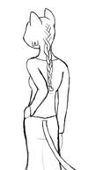 artist:bluemage braids character:Katia_Managan monochrome sketch