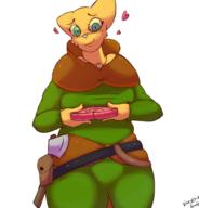 Katia's_wizard_robe Valentine's_Day blushing character:Katia_Managan machete smiling