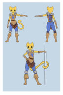 Kvatch_arena_armor armor_design artist:Pseudonymous character:Katia_Managan confident poledancing