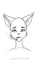 artist:XenoYparxi character:Katia_Managan monochrome portrait sketch smoking text