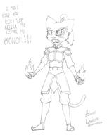 Avatar_The_Last_Airbender Zuko angry artist:doxhun character:Katia_Managan crossover fire magic_fire monochrome text