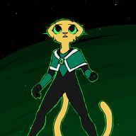 Green_Lantern adorable artist:Kazerad character:Katia_Managan chiaroscuro crossover looking_badass