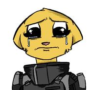 Mass_Effect artist:gravyhelmet character:Katia_Managan crossover tears