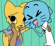 The_Amazing_World_of_Gumball artist:makingfailure character:Katia_Managan character:Nicole_Watterson crossover laughter
