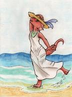 argonian artist:KuroNeko beach character:Quill-Weave hats