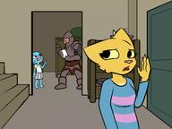 Khajiit Quill-Weave's_house artist:MikeyTheFox character:ASOTIL character:Katia_Managan character:Nicole_Watterson crossover modern_clothing