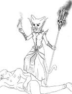 Chaos Warhammer artist:makingfailure character:Gharug_gro-Upp character:Katia_Managan clover crossover magic_fire revenge spoilers