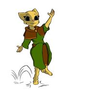Katia's_wizard_robe acrobatics artist:lapma character:Katia_Managan crossover misuse_of_tail winnie_the_pooh