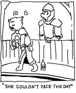 Heathcliff Safety_hat artist:makingfailure booze character:Katia_Managan comic drunk law_enforcement monochrome text