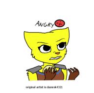 Colored Kvatch_arena_armor angry artist:OgTariq artist:damrok4321 character:Katia_Managan knock_off text