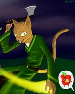 Katia's_wizard_robe amulet_of_silence artist:ratchieftain character:Katia_Managan confident criminal_apple machete magic_fire tears