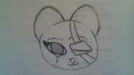 artist:Skybolt06 character:Katia_Managan eyepatch monochrome pencil_drawing photo portrait sketch tears