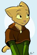 Katia's_wizard_robe amulet_of_silence artist:Nexivian character:Katia_Managan ear-tilt smiling