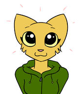 :3 adorable artist:KillerfishSG character:Katia_Managan hoodie hoodie_katia modern_clothing