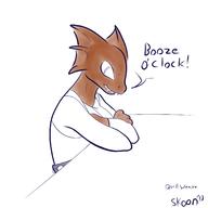 Booze_O'Clock angry annoyed artist:Skoon bar character:Quill-Weave teeth