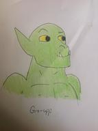 character:Gharug_gro-Upp portrait sketch